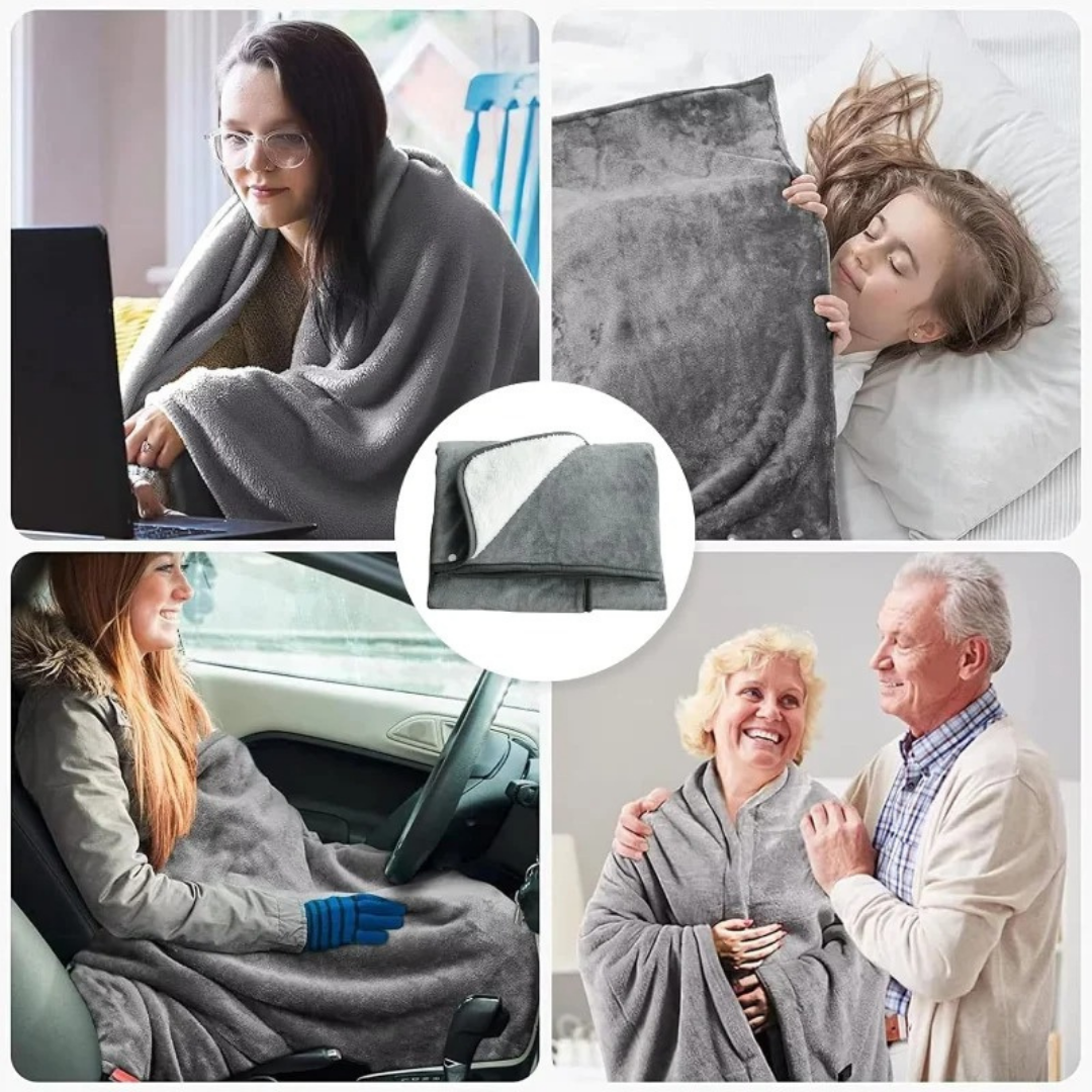 Oversized Thermal Blanket Hoodie